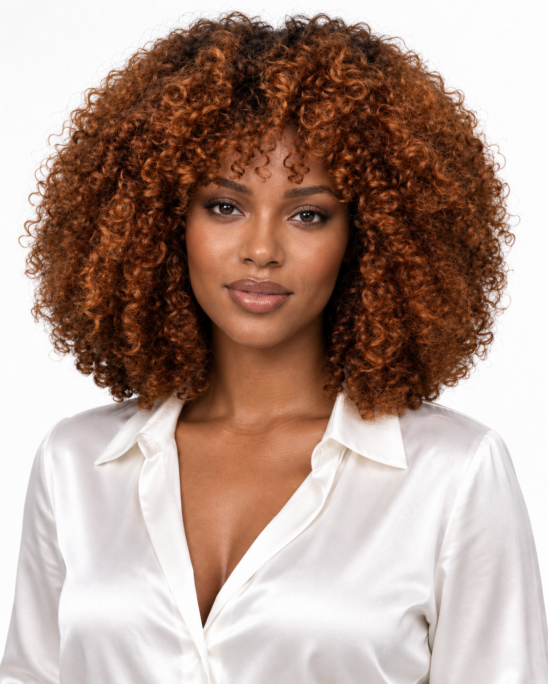 Honey Blonde Curly Human Hair Wig AKA "Ti Pepit" 14" | Glueless 350% Density '