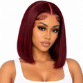 Burgundy SDD Bob wig
